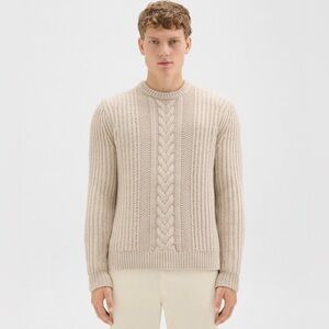 Theory Vilare Cable Knit Sweater in Dane Wool
Size S